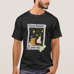 T-shirt Pomme de terre fourrure Guinée Cochon faux Nom ani