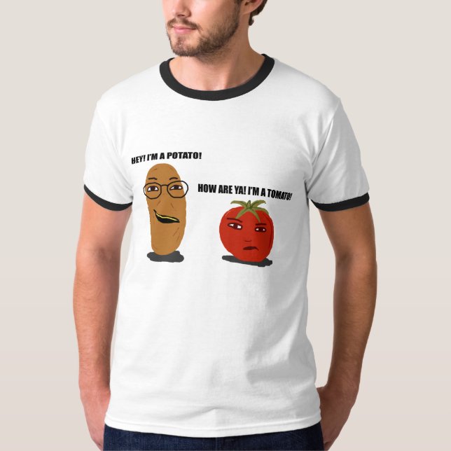 T-shirt POMME DE TERRE ? ou TOMATE ? (Devant)