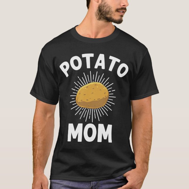 T-shirt Pomme De Terre Pour Maman Femmes Cute Potato Tater (Devant)