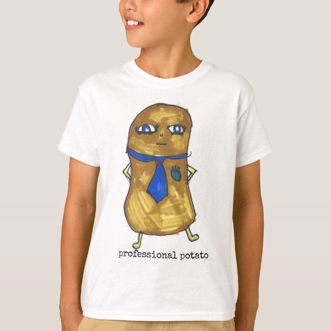T-shirt Pomme de terre professionnelle  (Devant)