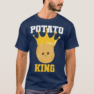 T-shirt Pomme de terre roi Kawaii