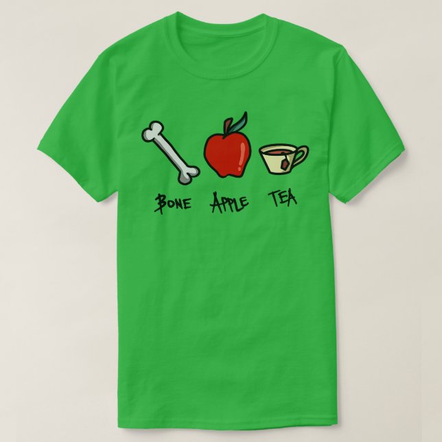 T-shirt Pomme d'os Bon Appetit (Design devant)