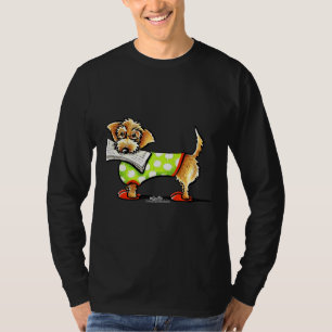T-shirt Pomme du pays Dachshund à poils durs