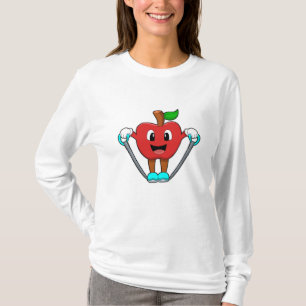 T-shirt Pomme en forme avec corde