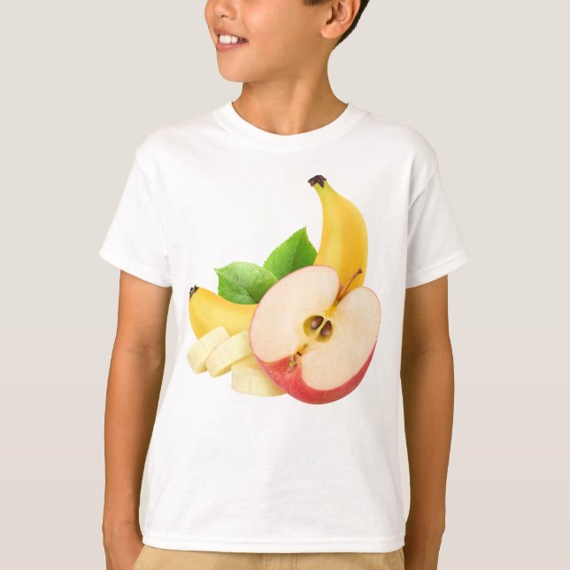 T-shirt Pomme et banane (Devant)