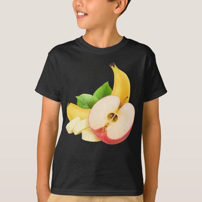 T-shirt Pomme et banane (Devant)