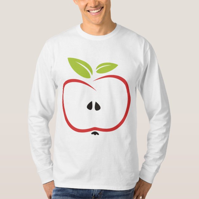 T-shirt Pomme Fruit rouge sain (Devant)