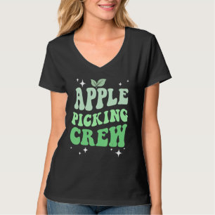 T-shirt Pomme Picking Crew Green Pomme saison de récolte F