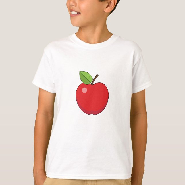 T-shirt Pomme rouge (Devant)