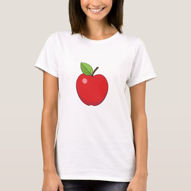 T-shirt Pomme rouge (Devant)