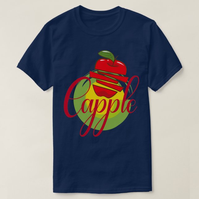 T-shirt Pomme rouge 1 (Design devant)