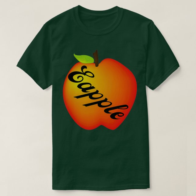 T-shirt Pomme rouge Pomme 2 (Design devant)