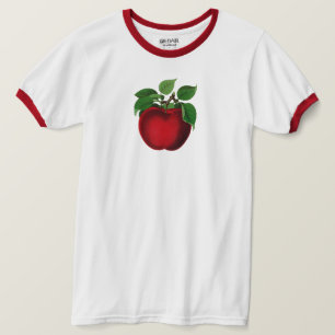 T-shirt Pomme rouge vintage
