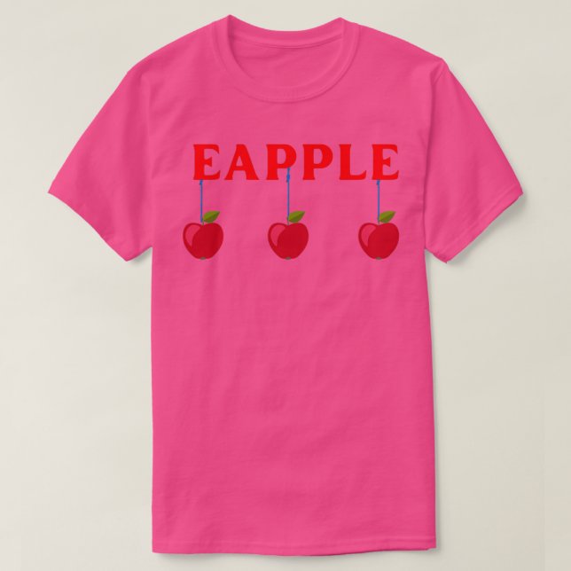 T-shirt Pomme Trois pommes rouges 1 (Design devant)