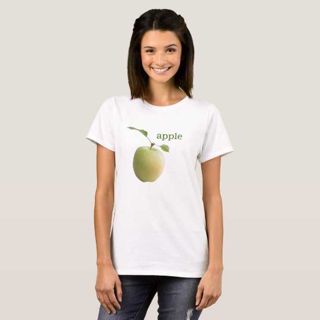 T-shirt Pomme verte (Devant entier)