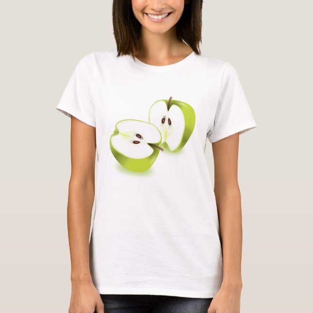 T-shirt Pomme verte (Devant)