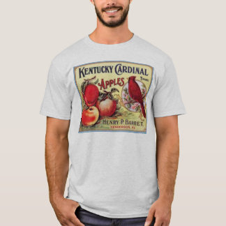 T-shirt Pommes cardinales vintages du Kentucky, Henry P Ba