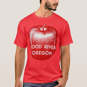 T-shirt Pommes de Hood River Oregon des années 1930