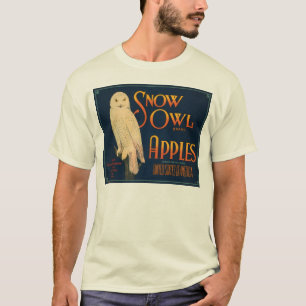 T-shirt Pommes de la marque Snow Owl Vintage Crate Étique