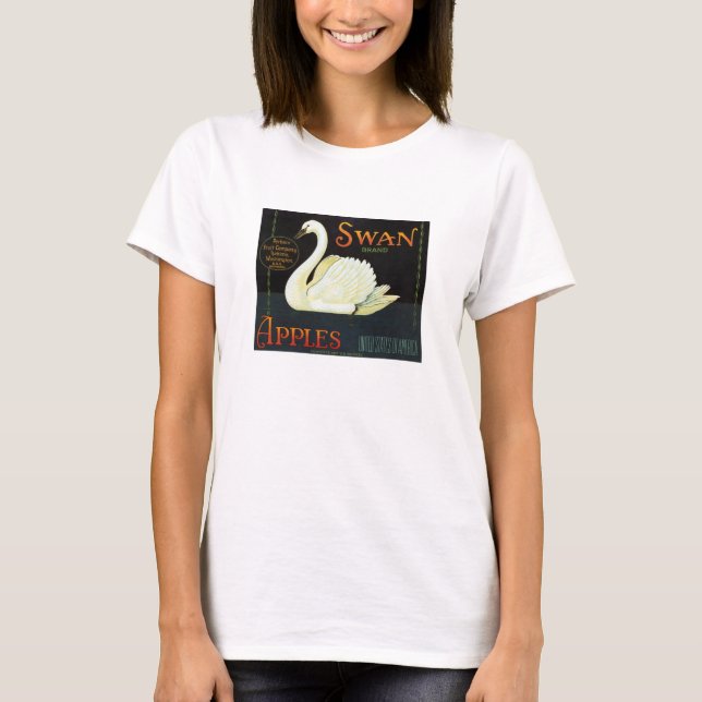 T-shirt Pommes de marque de cygne (Devant)