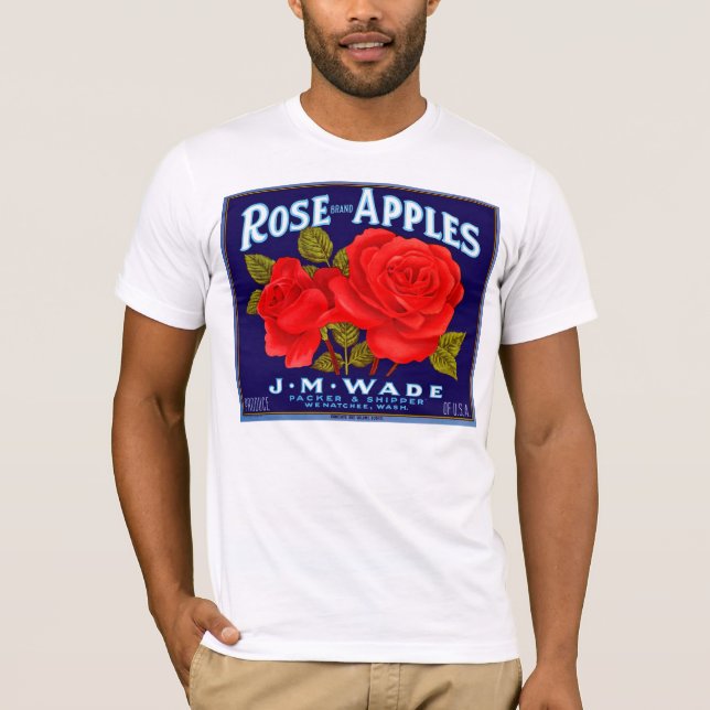 T-shirt Pommes de marque Rose (Devant)
