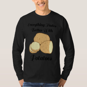 T-shirt Pommes de terre délicieuses Citation ironique Cuis