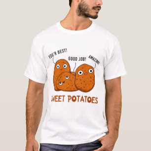 T-shirt Pommes de terre douces amusantes