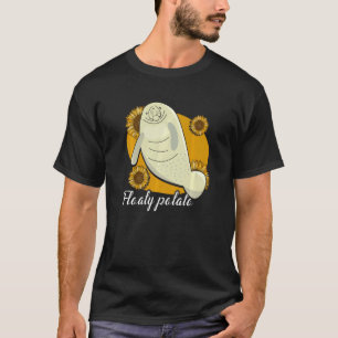T-shirt Pommes de terre flottantes Manatee de la mer Vache