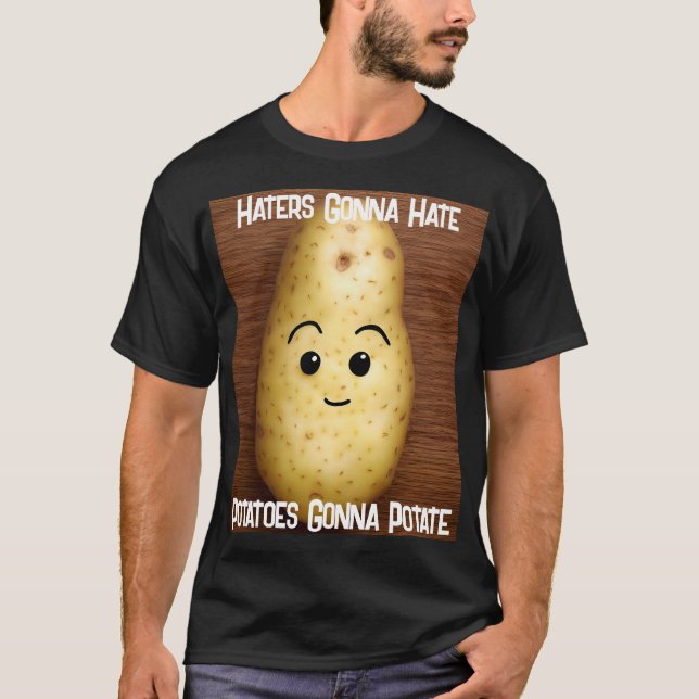 T-shirt Pommes de terre vont Potate (Devant)