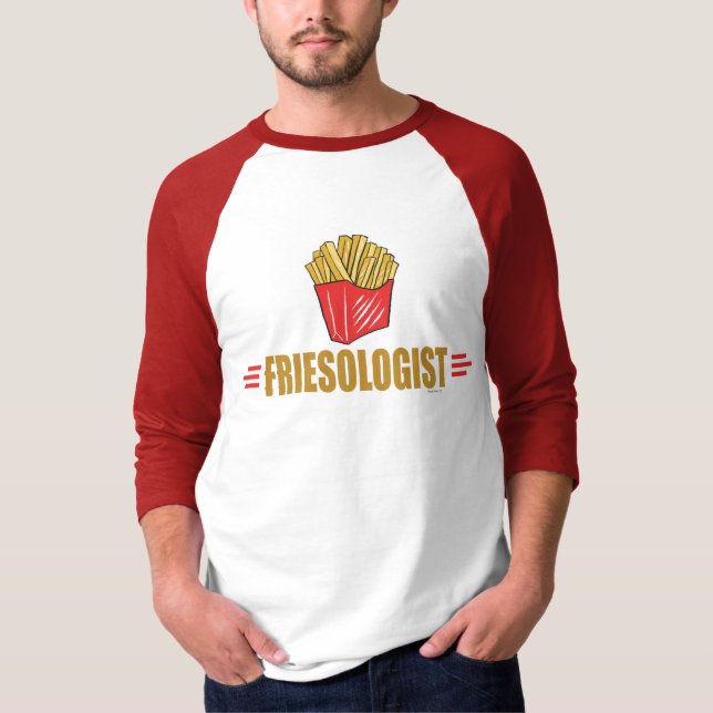 T-shirt Pommes frites drôles (Devant)
