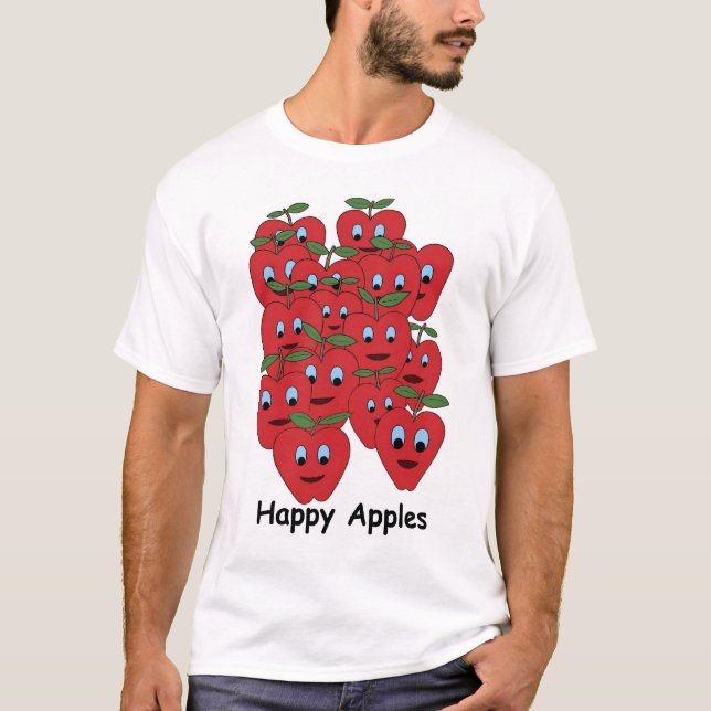 T-shirt Pommes heureuses (Devant)