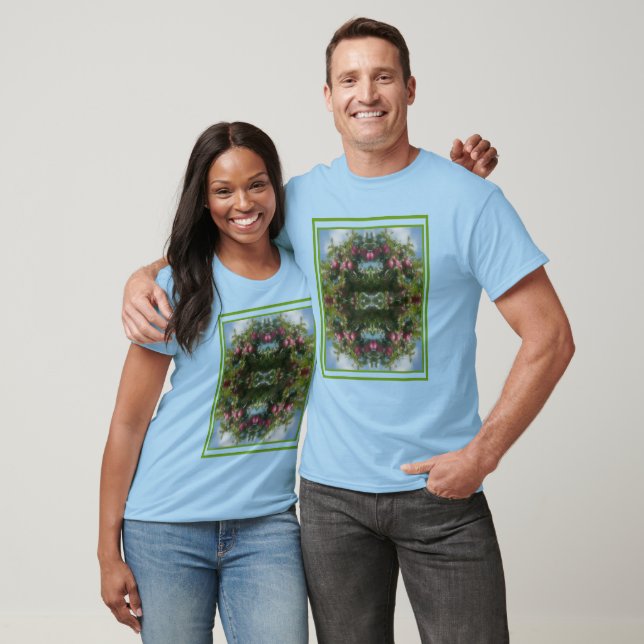 T-shirt Pommes rouges sur la peinture de l'arbre Abstrait (Unisexe)