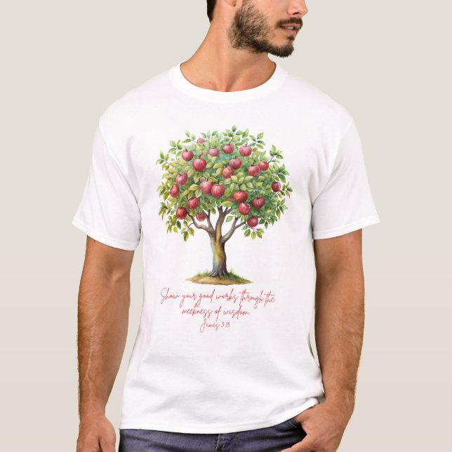 T-shirt Pommier Jacques 3:13  (Devant)