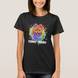 T-shirt Pommy Maman Chien Maman Pomeranian Fur Maman Pom P