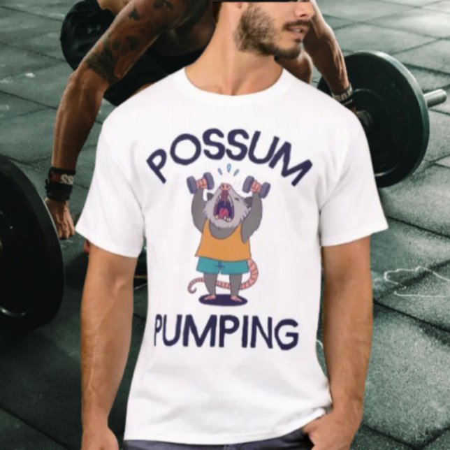 T-shirt Pompage de l'opossum (Créateur téléchargé)