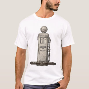 T-shirt Pompe à essence drôle "Fonctionne au ralenti et à