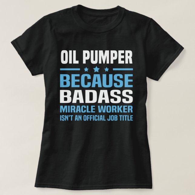 T-shirt Pompe à huile (Design devant)