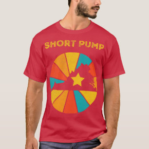 T-shirt Pompe courte Virginie Vintage Souvenir détendu 1
