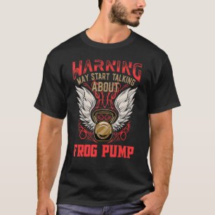 T-shirt Pompe de grenouille Entraînement Humour Fitness Sa