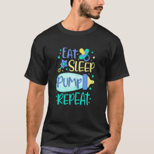 T-shirt Pompe de lait maternel pour nouveau-né allaité par