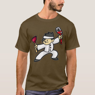 T-shirt Pompe de tuyauterie de plomberie Ninja Plumber
