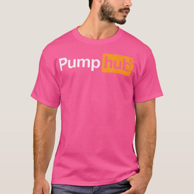 T-shirt Pompe Hub Funny Bodybuilding Poids (Devant)