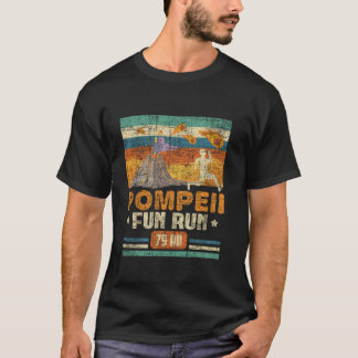 T-shirt Pompéi Géographie Fun Run Volcanologue Volcanologu
