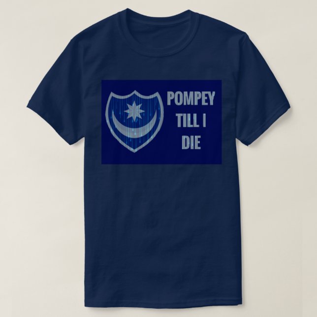 T-shirt Pompey Jusqu'à ma mort 3 (Design devant)
