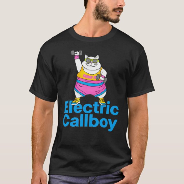 T-shirt Pompez-le Eletric Callboy rétro (Devant)