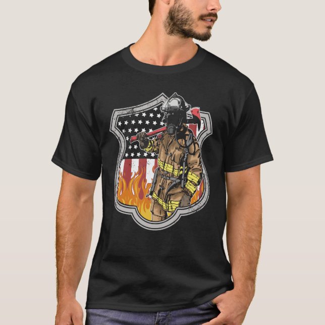 T-shirt pompier (Devant)