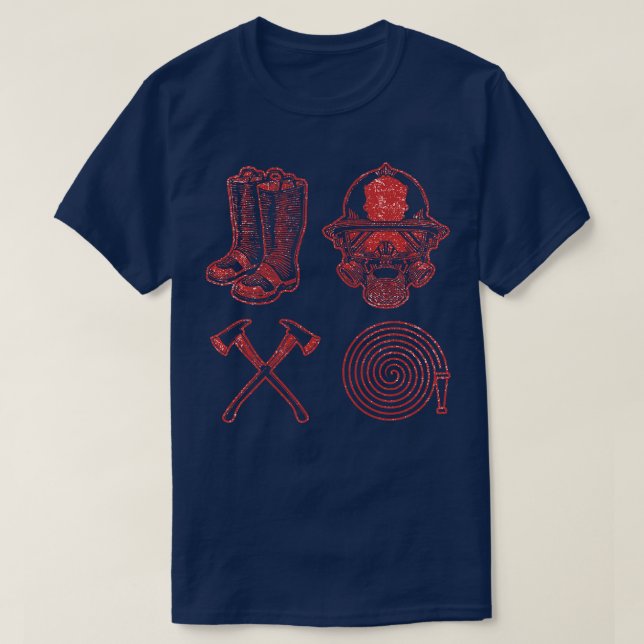 T-shirt Pompier 1 (Design devant)