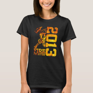 T-shirt Pompier 2013 10 ans Brigade d'incendie 10e anniver