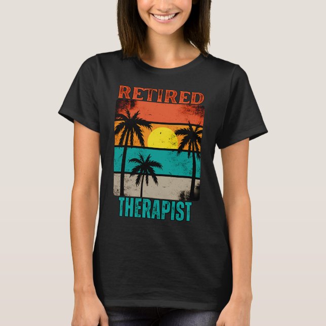 T-shirt Pompier à la retraite part à la pêche (Devant)
