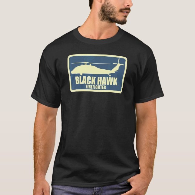 T-shirt Pompier Black Hawk 1 (Devant)